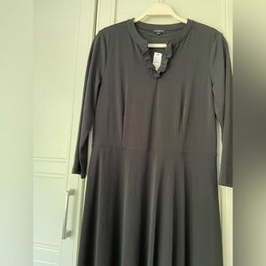 Black Frill & Twirl Dress